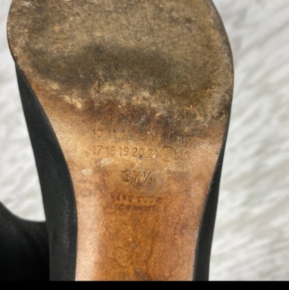 Maison Martin Margiela Booties - Size 37.5 Black, Leather, Ankle Boot - Picture 6 of 14